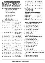 Bài tập Toán 9 Phân tích đa thức thành nhân tử - Nguyễn Thanh Vinh